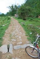 Bike on road